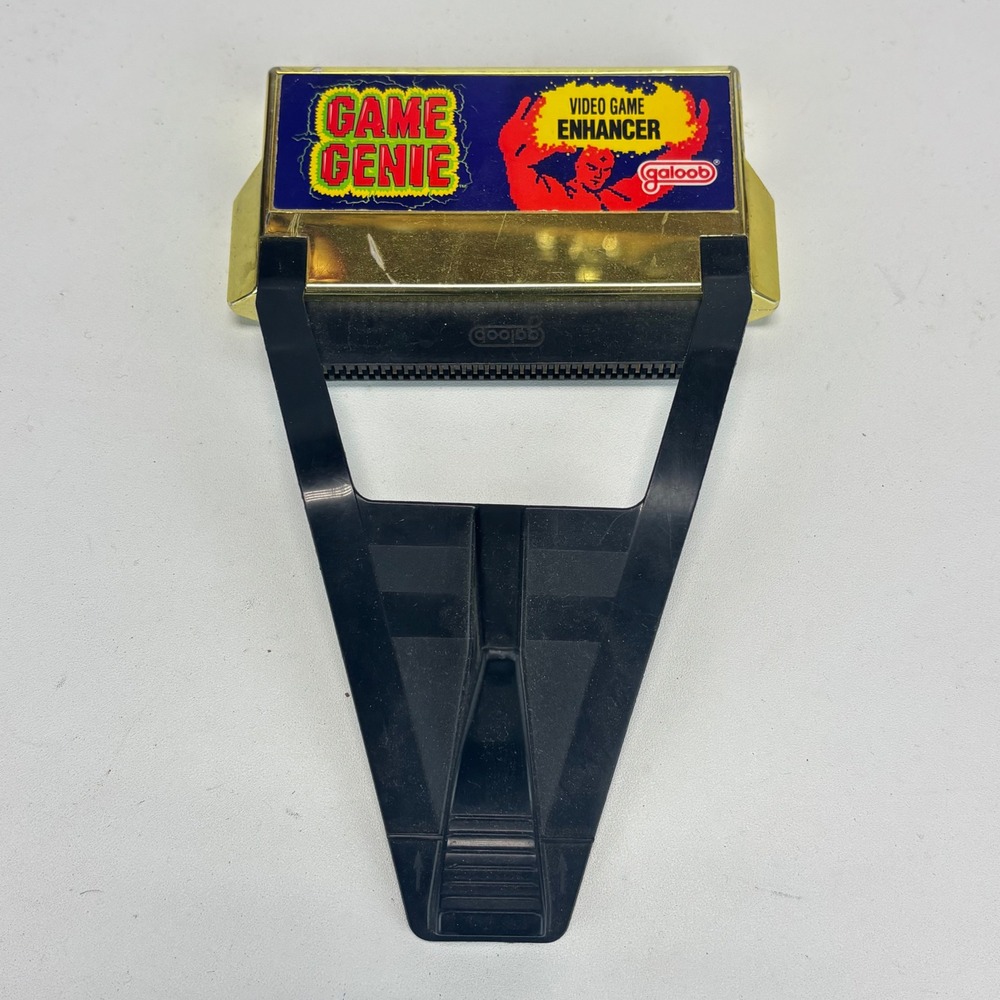 Galoob Game Genie Video Game Enhancer NES Gold Cheat Code Adapter Model 7356